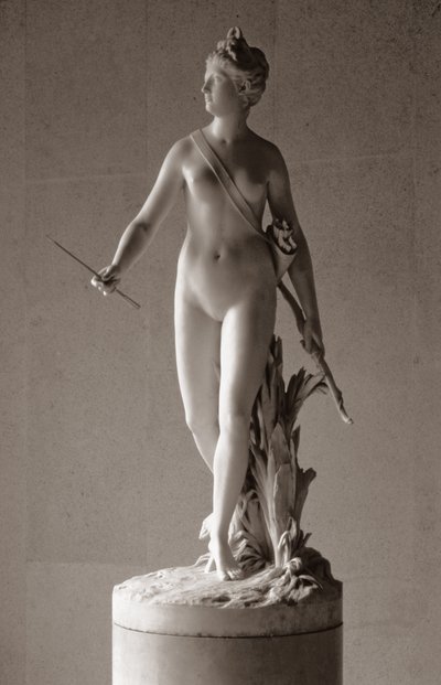 Diana, a vadásznő, 1780 (márvány) alkotó: Jean Antoine Houdon
