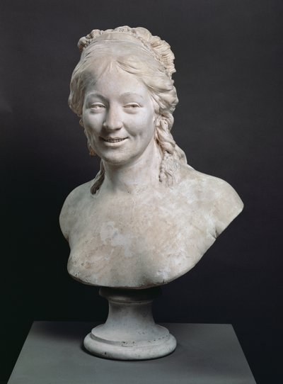 Madame Houdon, a művész feleségének arcképe mellszobra, 1786 (gipsz) alkotó: Jean Antoine Houdon