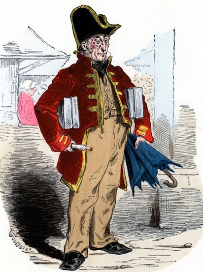 Eau de Cologne-t áruló férfi alkotó: Jean Antoine Valentin Foulquier