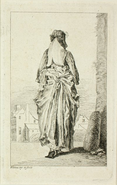 Mód figurák alkotó: Jean Antoine Watteau