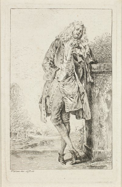 Mód figurák alkotó: Jean Antoine Watteau