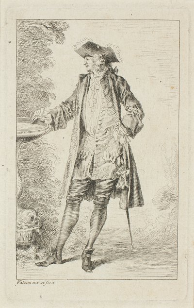 Mód figurák alkotó: Jean Antoine Watteau