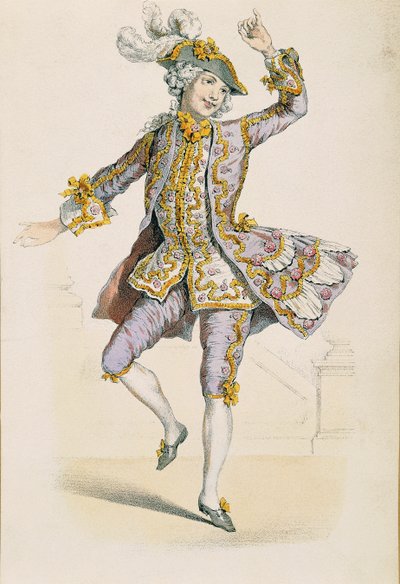 Gallant Farmer, Jean Antoine Watteau rajzából alkotó: Jean Antoine Watteau