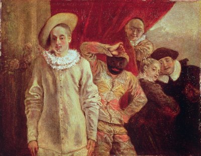 Harlequin, Pierrot és Scapin, a Commedia dell