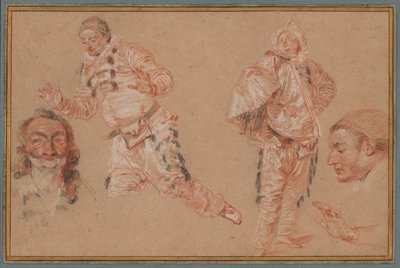 Olasz komikusok alkotó: Jean Antoine Watteau