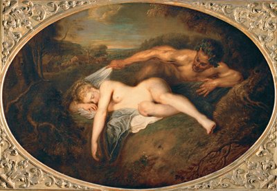 Nimfa és szatír ... alkotó: Jean Antoine Watteau