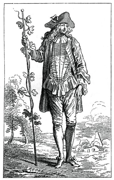 Parasztviselet, 1885 alkotó: Jean Antoine Watteau