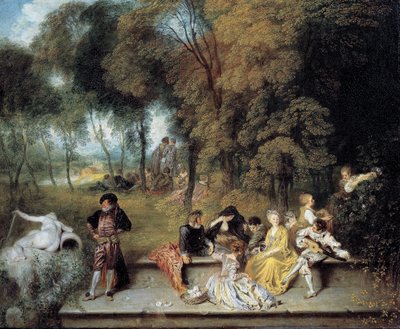 A szerelem örömei alkotó: Jean Antoine Watteau