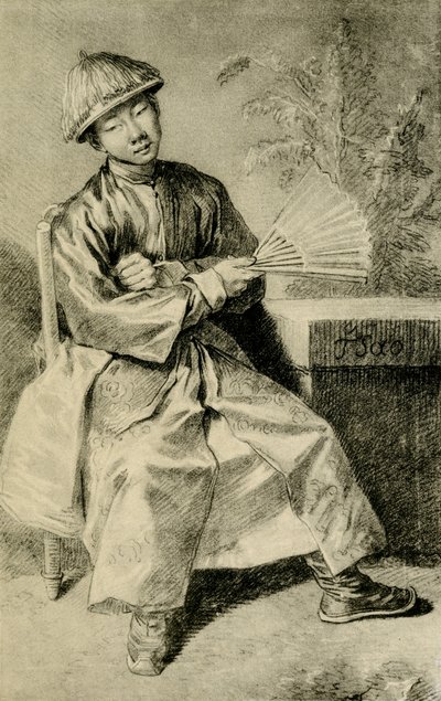 Kínai TSao portréja alkotó: Jean Antoine Watteau