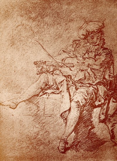 A hegedűs alkotó: Jean Antoine Watteau