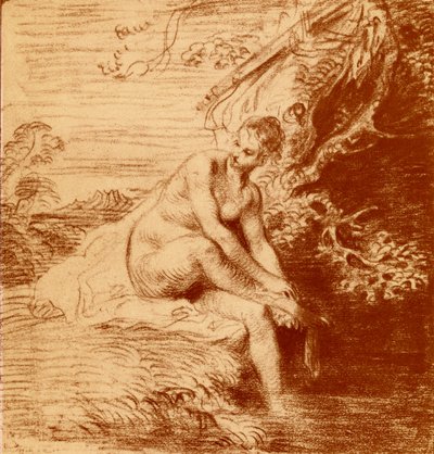 Diana fürdője alkotó: Jean Antoine Watteau