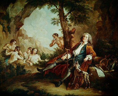 Antoine de la Roque portréja alkotó: Jean Antoine Watteau