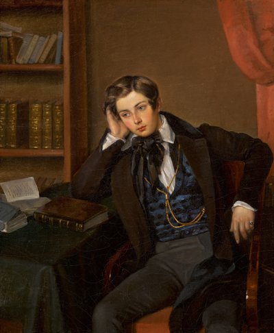 Vlagyimir Nyikolajevics Karamzin portréja 1819-1878, 1935. alkotó: Jean Auguste Bard