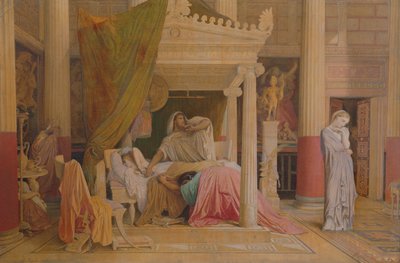 Antiochus és Stratonice, 1840 alkotó: Jean Auguste Dominique Ingres