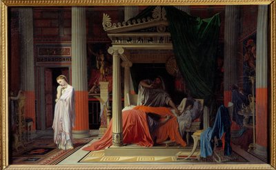 Antiochus betegség vagy Antiochus és Stratonice Antiochus (Kr. e. 324-261) betegesen szeret mostohaanyja, Stratonice iránt. Jean Auguste Dominique Ingres (1780-1867) festménye 1840 V. 0,57x0,98 m Chantilly, Conde múzeum - Antiochus vagy Antiochus a betegsé alkotó: Jean Auguste Dominique Ingres