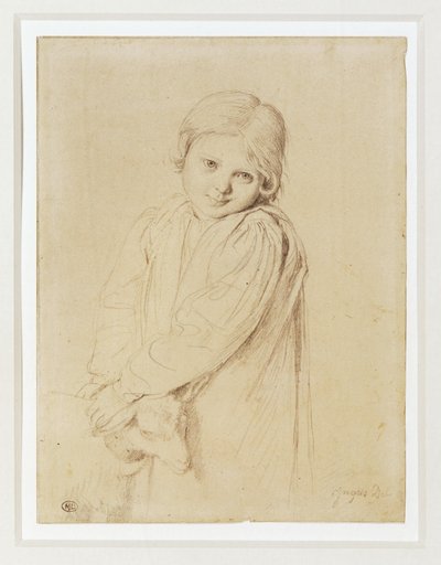 Charlotte-Madeleine Taurel, a metsző lánya ... alkotó: Jean Auguste Dominique Ingres