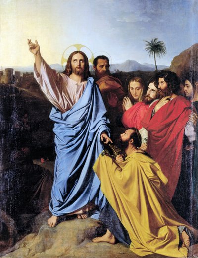 A kulcsok átadása Szent Péternek, Jean Auguste Dominique Ingres alkotó: Jean Auguste Dominique Ingres