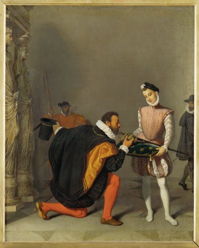 Don Pedro de Toledo megcsókolja IV. Henrik francia király kardját (festmény, vászon) alkotó: Jean Auguste Dominique Ingres