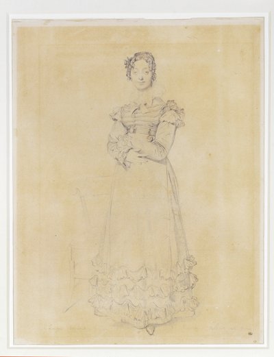 Francoise Leblanc, Jacques-Louis felesége, Elisa titkárnője ... alkotó: Jean Auguste Dominique Ingres