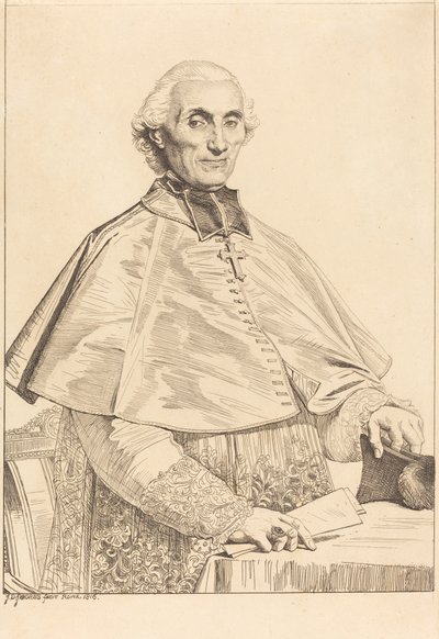 Gabriel Cortois de Pressigny alkotó: Jean Auguste Dominique Ingres