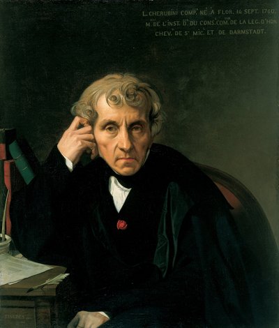 Luigi Cherubini alkotó: Jean Auguste Dominique Ingres