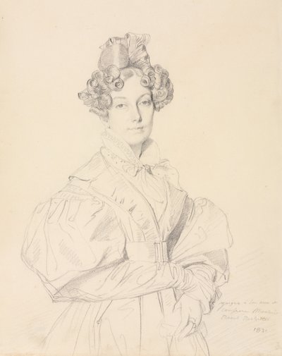 Désiré Raoul-Rochette asszony alkotó: Jean Auguste Dominique Ingres