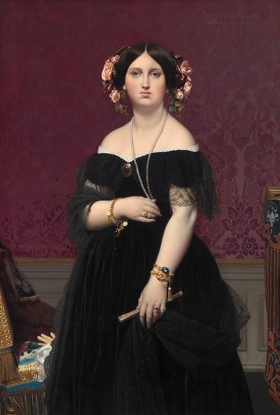 Moitessier asszony alkotó: Jean Auguste Dominique Ingres