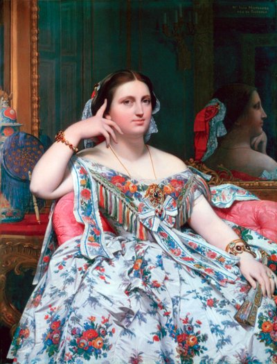 Madame Moitessier, 1856 alkotó: Jean Auguste Dominique Ingres