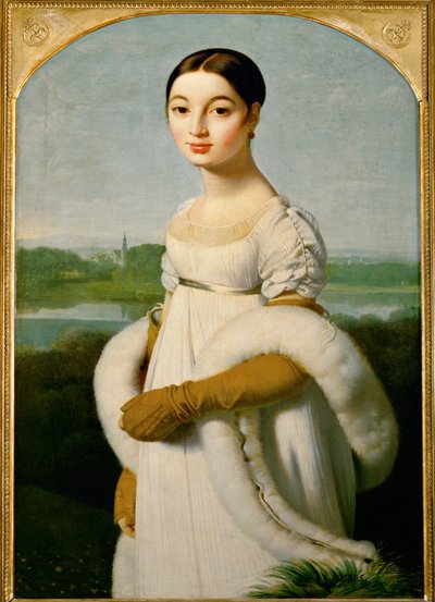 Mlle Caroline Riviere ... alkotó: Jean Auguste Dominique Ingres