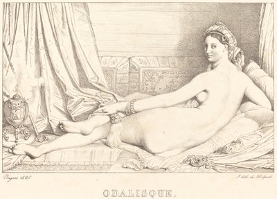 Odaliszk alkotó: Jean Auguste Dominique Ingres