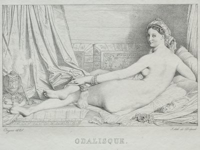Odalisque, 1825. alkotó: Jean Auguste Dominique Ingres