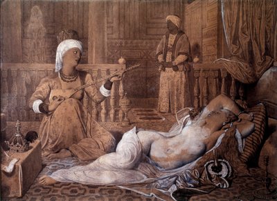 Odalisque rabszolgarajzzal, Jean Auguste Dominique Ingres alkotó: Jean Auguste Dominique Ingres