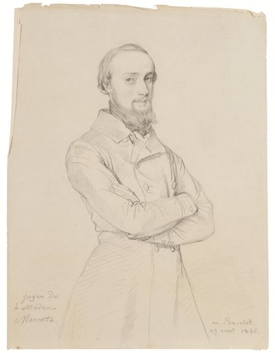 Alexandre Legentil portréja alkotó: Jean Auguste Dominique Ingres