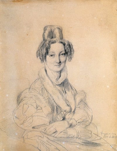 Madame Hittorff portréja alkotó: Jean Auguste Dominique Ingres