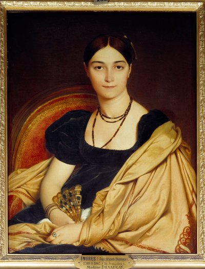 Madame de Vaucay (vagy Devaucay) nee Nittis portréja alkotó: Jean Auguste Dominique Ingres