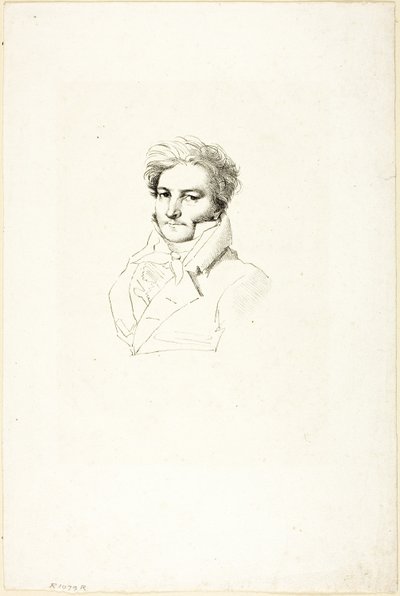 Egy férfi portréja alkotó: Jean Auguste Dominique Ingres