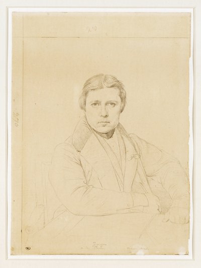A művész önarcképe ... alkotó: Jean Auguste Dominique Ingres
