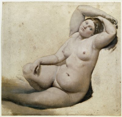 Tanulmány a törökfürdőhöz: A három karú nő – Jean Auguste Dominique Ingres (1780-1867) festménye, olaj, papír, 25x26 cm, 1860 körül. Montauban, Musee Ingres alkotó: Jean Auguste Dominique Ingres