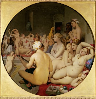 A törökfürdő alkotó: Jean Auguste Dominique Ingres