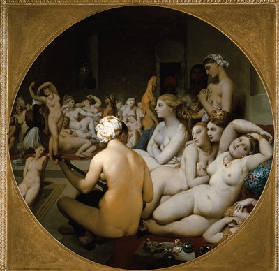 Török fürdő alkotó: Jean Auguste Dominique Ingres