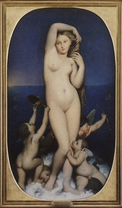 Vénusz Anadyomene alkotó: Jean Auguste Dominique Ingres