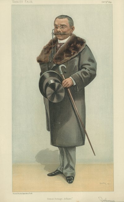 M Theophile Delcasse (színes litó) alkotó: Jean Baptiste (after) Guth