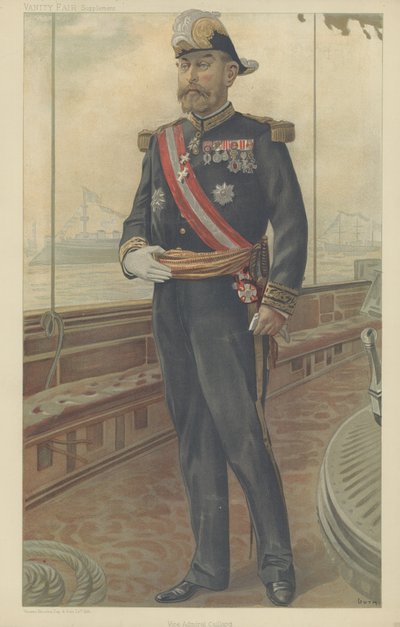 Caillard admirális (színes litó) alkotó: Jean Baptiste (after) Guth