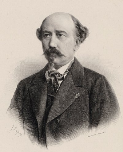 Aimé Maillart zeneszerző portréja 1817-1871. alkotó: Jean Baptiste Adolphe Lafosse