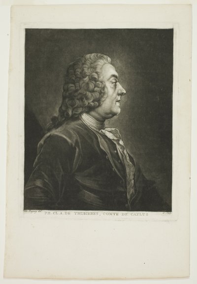 Philippe Claude Tubières, Caylus grófja alkotó: Jean-Baptiste Andre Gautier D