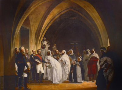 Louis Napoleon (1808-1873) köztársasági herceg elnöke kiszabadítja Abd el Kadert, az Amboise-kastélyban, október 16-án alkotó: Jean Baptiste Ange Tissier
