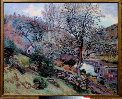 Crozan, a visszhang sziklája Jean Baptiste Armand (1841-1927) festménye, 19. századi Bayonne Musee Bonnat alkotó: Jean Baptiste Armand Guillaumin
