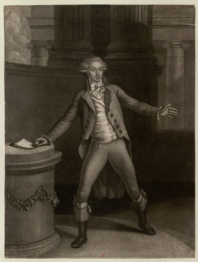 Antoine-Pierre-Joseph-Marie Barnave 1761-1793. alkotó: Jean Baptiste Audebert