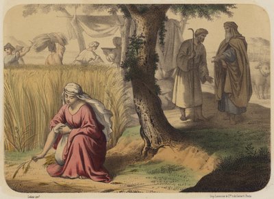 Ruth In The Field Of Booz alkotó: Jean Baptiste Auguste Leloir