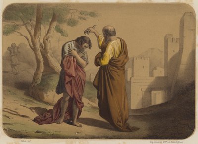 Sámuel Szent Saul alkotó: Jean Baptiste Auguste Leloir